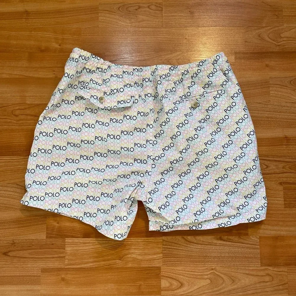 Men’s Polo Ralph Lauren Summer Printed Logo Shorts Size L - Picture 8 of 9